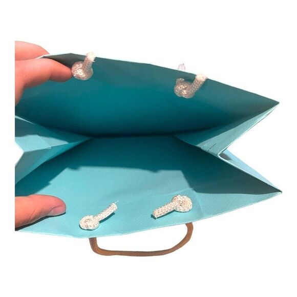 Authentic Empty Tiffany & Co. Shopping Bag 8”x9.75”x4” Gift Bag Present Wrapping - Picture 3 of 6
